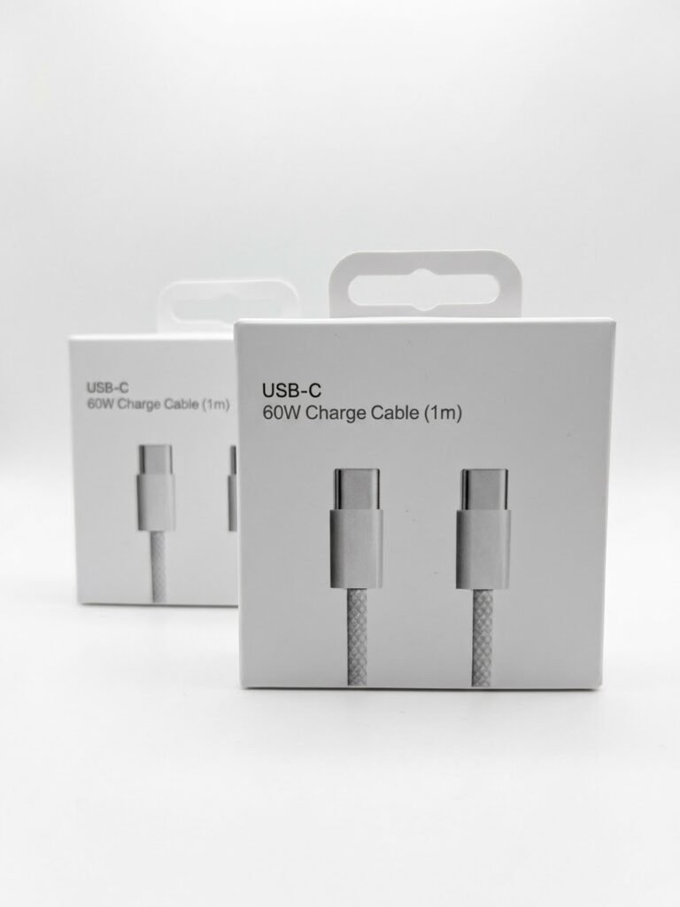 Cable Tipo C 60W Trenzado - Carga Super Rápida