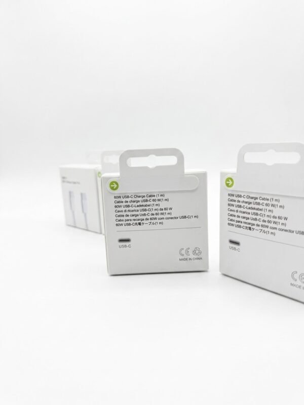 Cable Tipo C 60W Trenzado - Carga Super Rápida